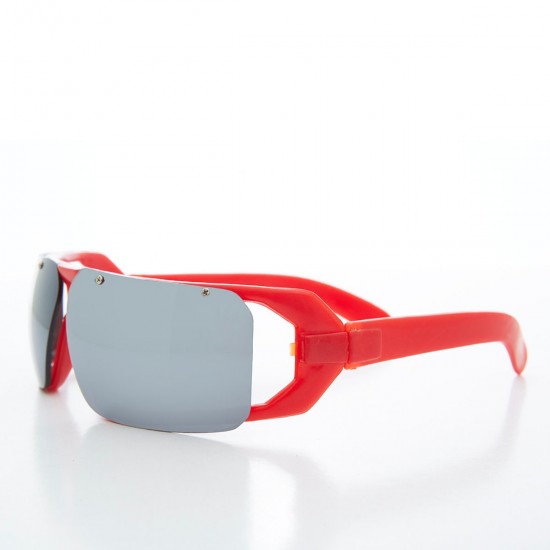 Frameless large cut edge...