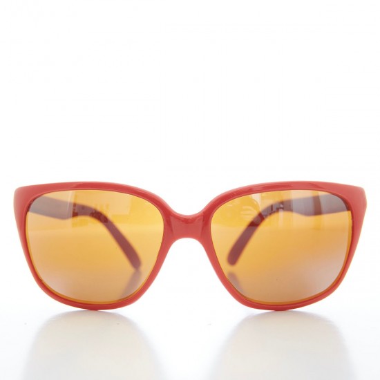 Vibrant large-frame cat-eye...