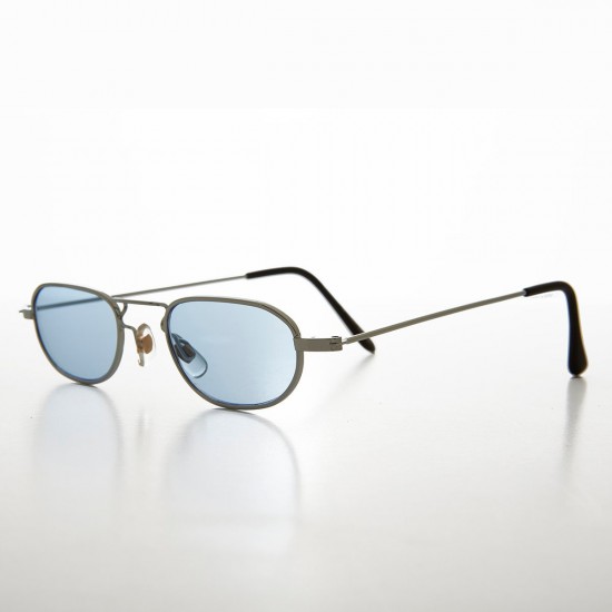 Oval small frame ice blue...