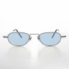 Oval small frame ice blue...