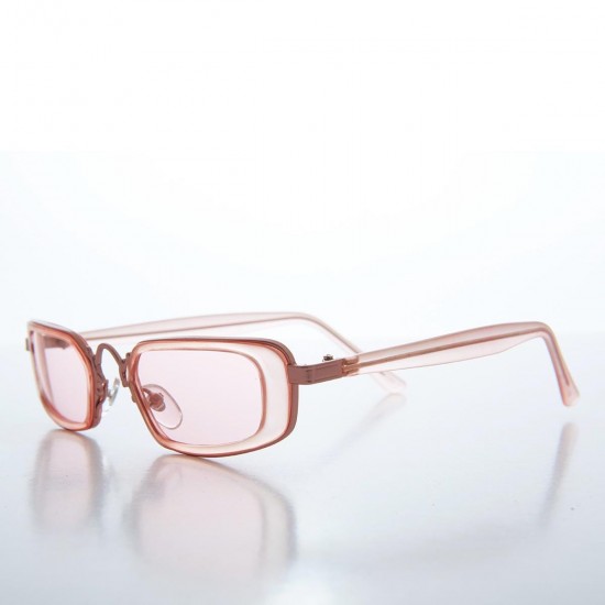 Sunglasses with light pink...